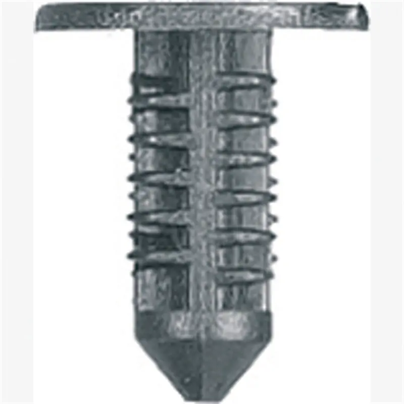 Fascia Retainer, Black Nylon, Mustang 84-On, Size: 3/16" (4.5Mm), Stem: 1/2", Head: 7/16", Qty: 10 Abd6058 Auto Body Doctor 1