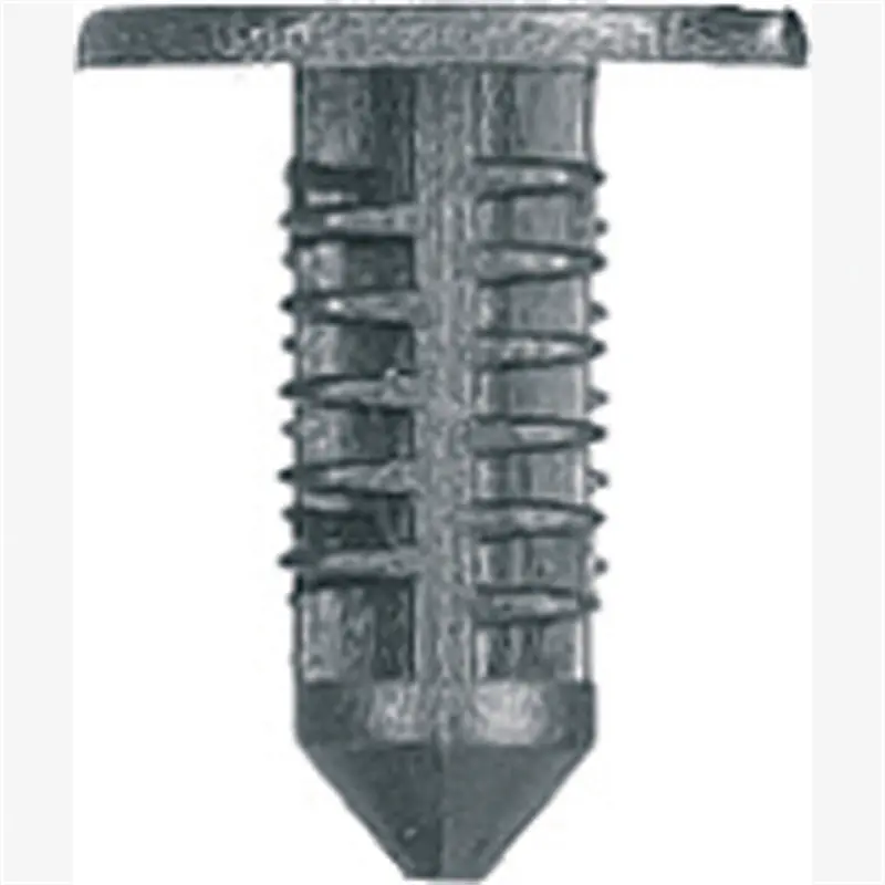 Fascia Retainer, Black Nylon, Mustang 84-On, Size: 3/16" (4.5Mm), Stem: 1/2", Head: 7/16", Qty: 100 Abd6058b Auto Body Doctor 1