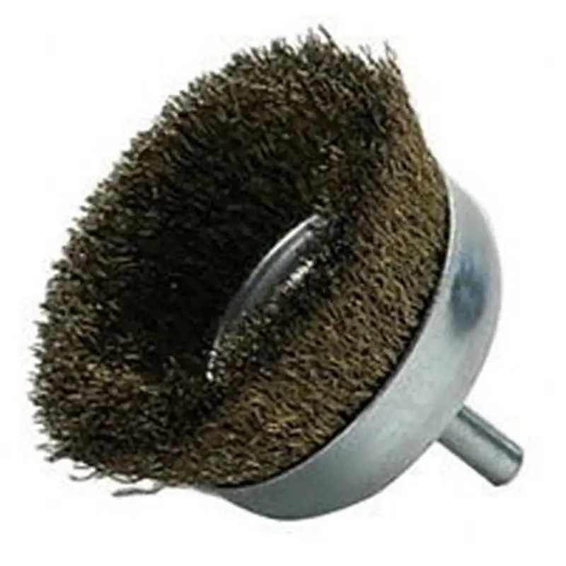 Fine Brass Wire Cup Brush 3" Ver16784 Vermont American 1