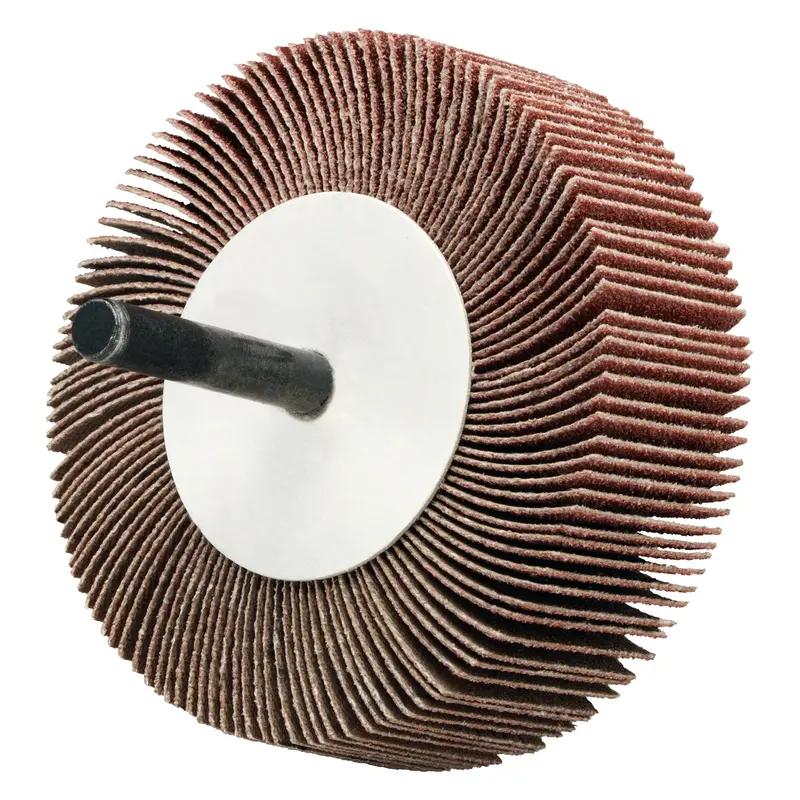Flap Wheel 1 X 1 X 1/4 In. 120 Grit Nor02582 Norton Abrasives 1
