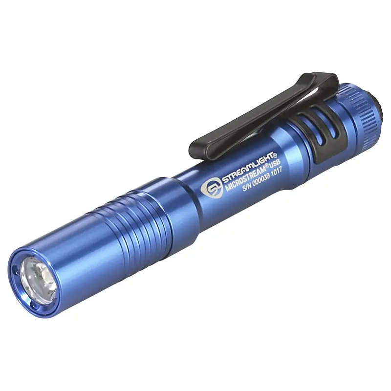 Flashlight Microstream Usb, Blue Stl66603 Streamlight 1
