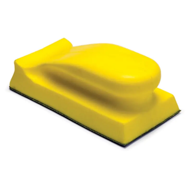 Flexible Foam Sanding Block, 5" X 2-3/4", Tear Drop Shaped Soft Grip Handle Tit19952 Titan 1