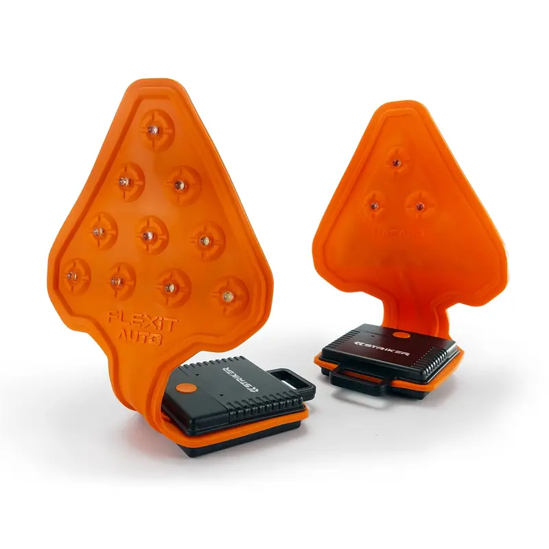 Flexit Auto, Roadside Assistance Flexible Led Flashlight, Orange Triangle Str00344 Stkr Concepts 1