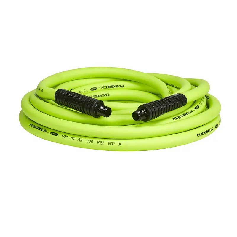 Flexzilla Air Hose, 1/2" X 25', 3/8" Mnpt Fittings Leghfz1225yw3 Legacy Manufacturing 1