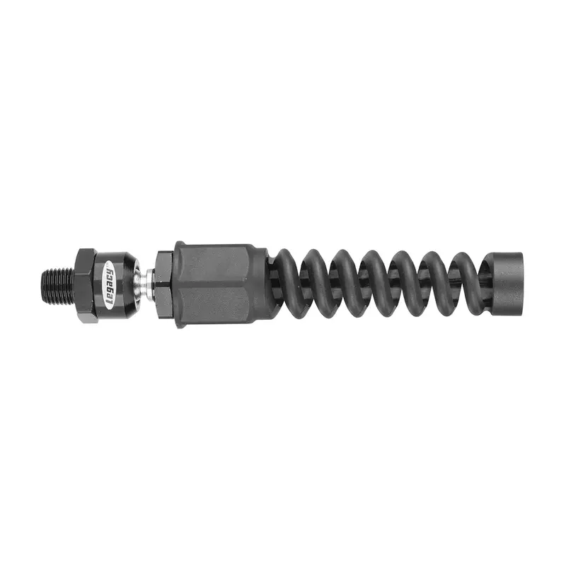Flexzilla Pro Air Hose Reusable Fitting With Ball Swivel, 3/8" Barb, 1/4" Mnpt Legrp900375bs Legacy Manufacturing 1