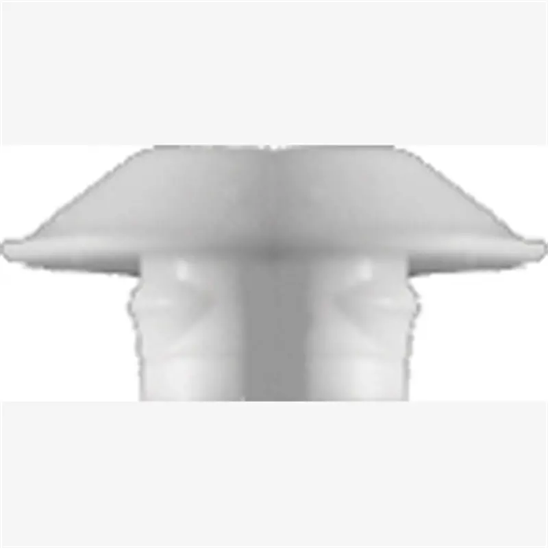Flush Type White Plastic Hole Plugs, Hole Size: 1/4", Head Size: 1/2", Quantity: 100 Abd6932b Auto Body Doctor 1
