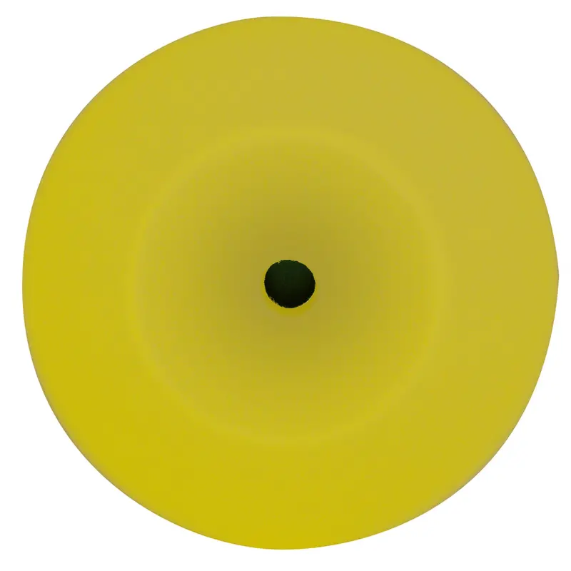Foam Cut Yellow Buffing Pad, 8" Diameter Wiz11204 Rj Star 1