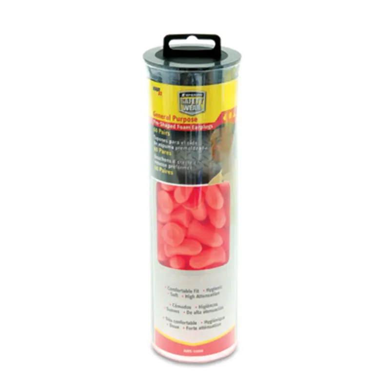 Foam Earplugs, 60 Pair Per Tube Uvxrws-53008 Uvex 1