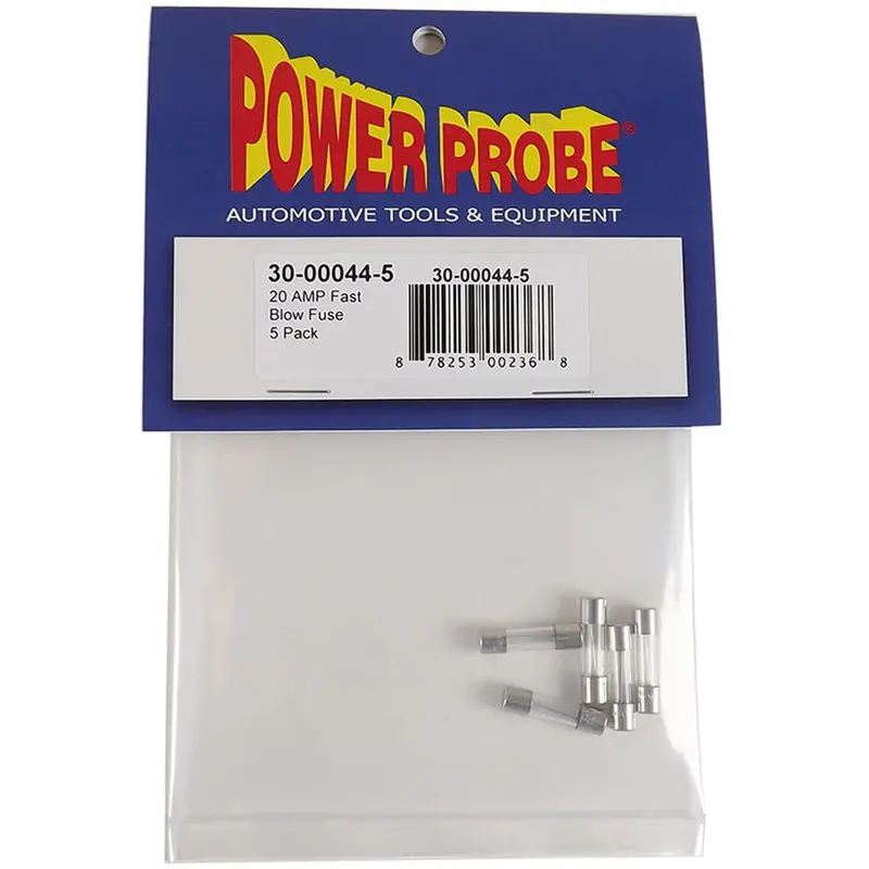 Fuse, 20 Amp, Fast Blow, 5 Pack Ppi30-00044-5 Power Probe Inc. 1