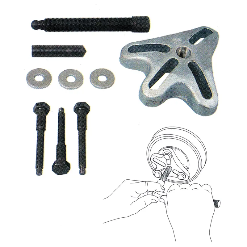 Gm Harmonic Balancer Installer Puller Lis45300 Lisle 1