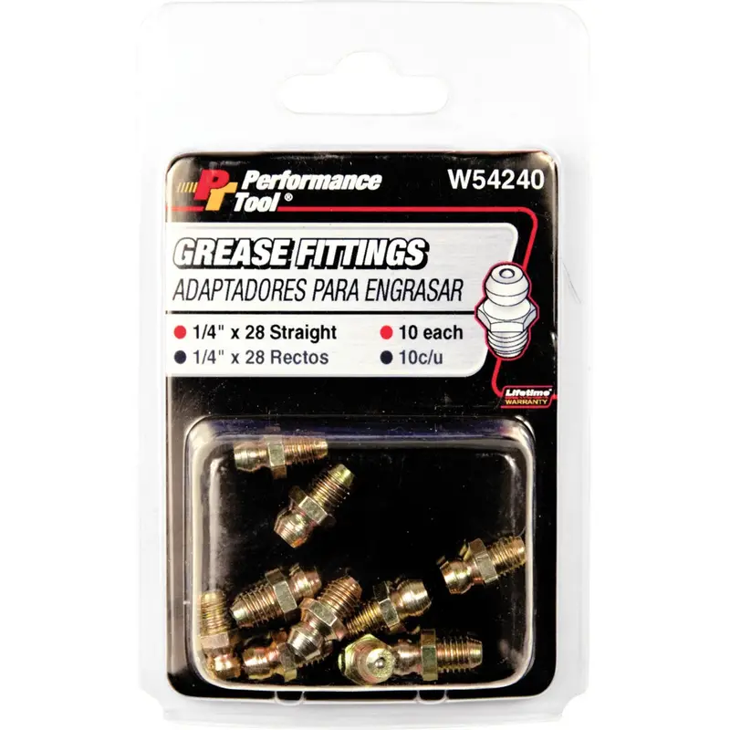 Grease Fittings 10-Pack Wlmw54240 Wilmar Corp. / Performance Tool 1