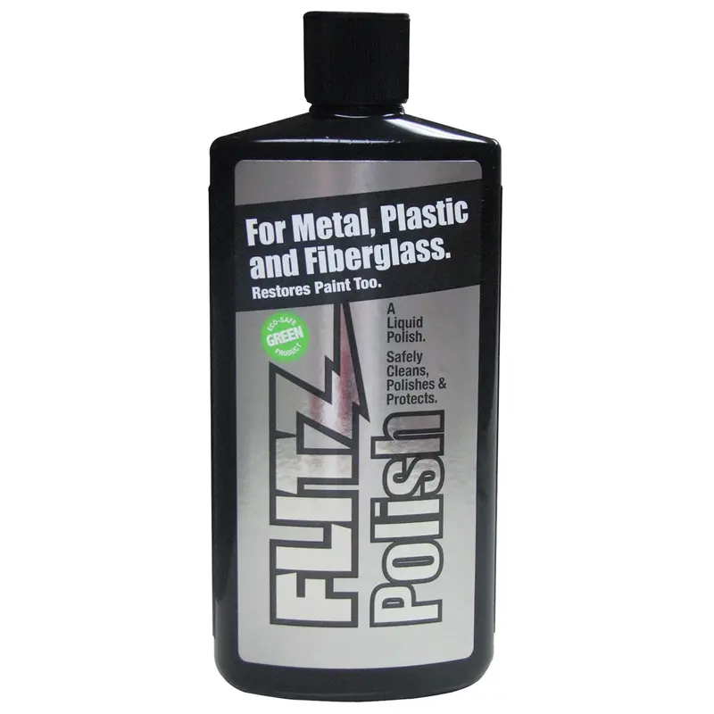Green Metal, Plastic And Fiberglass Polish Liquid, 3.4 Oz. Bottle Ftzlq04535 Flitz 1