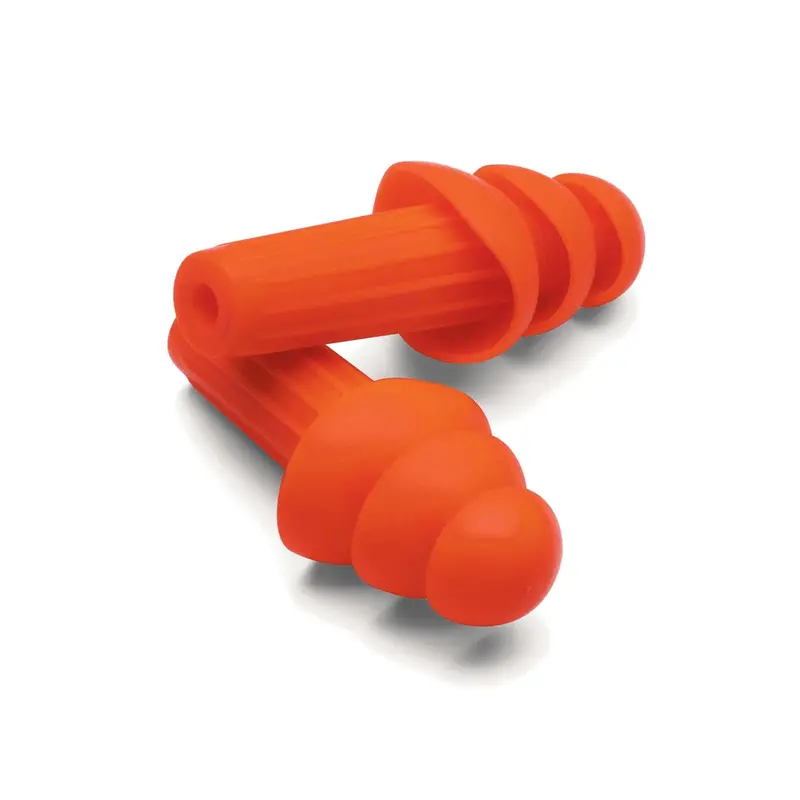 H20 Reusable Tapered Earplugs - Uncorded - Orange - Nrr 26 - Bulk Buy (100 Pair Per Dispenser Box, 4 Boxes Per Carton) Srw67220 Surewerx Usa 1