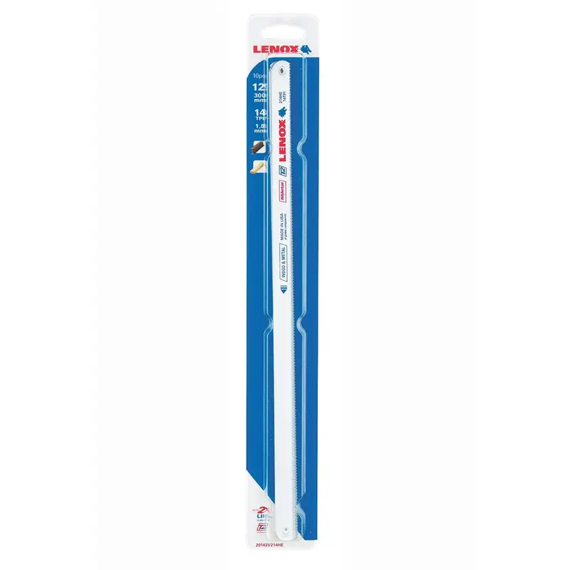 Hacksaw Blades, 214He, 12 In. X 14 Tpi, Bi-Metal, T2 Lex20143 Irwin 1