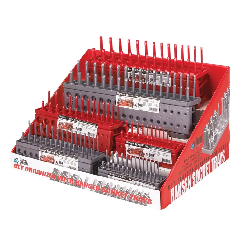 Hansen Global 24-Piece Socket Tray Counter Display Hne9910 Hansen Global 1