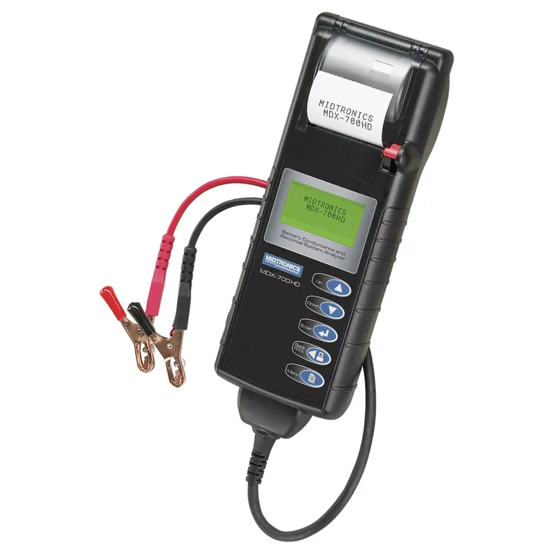 Hd Battery/System Analyzer With Integrated Printer Midmdx-700P-Hd Midtronics 1