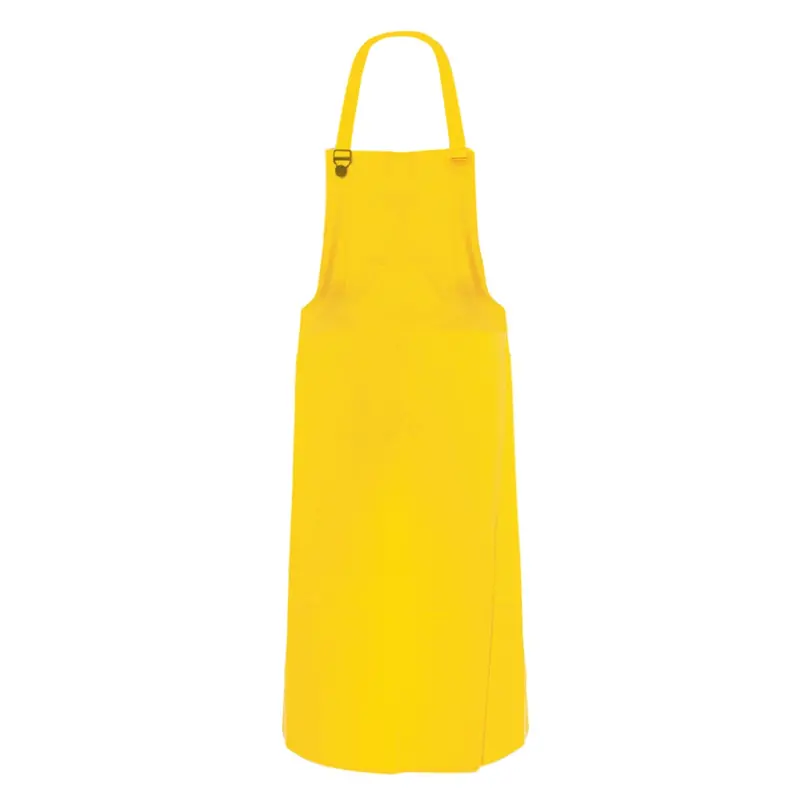 Heavy Duty 100% Waterproof Yellow Pvc Apron Sas6821 Sas Safety 1