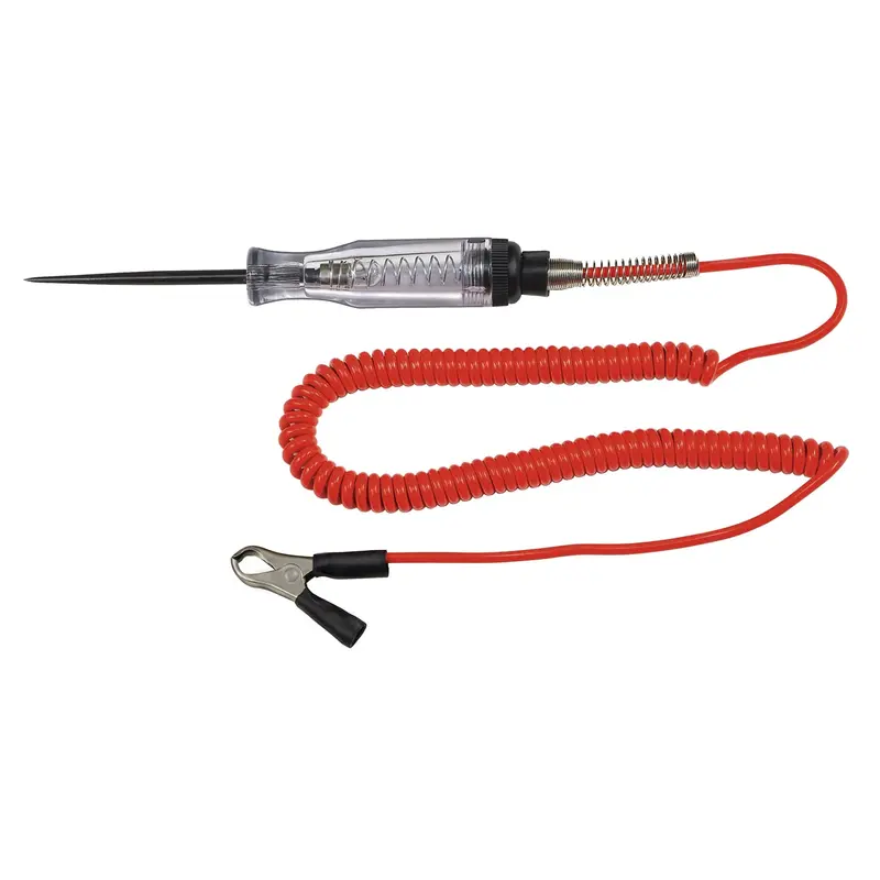 Heavy Duty Circuit Tester With Retractable Wire And 3-1/4" Probe Length Sgt27300 Sg Tool Aid 1