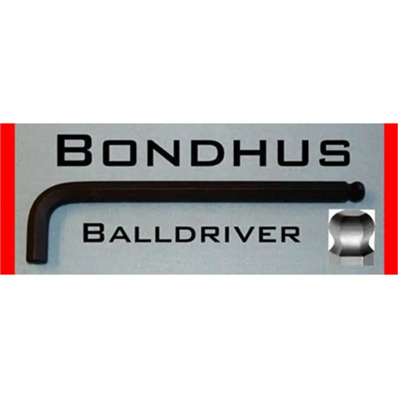 Hex Ball End Wrench, 2Mm, Long Length, L Shaped, 3.2" Long, With Hang Tab Bnd15752 Bondhus Corp. 1