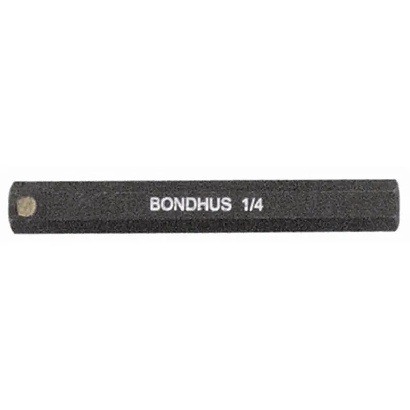 Hex Bit, 1/4", Prohold Bit Snaps Into Any Standard 1/4" 6 Point Socket, 2" Length Bnd33212 Bondhus Corp. 1