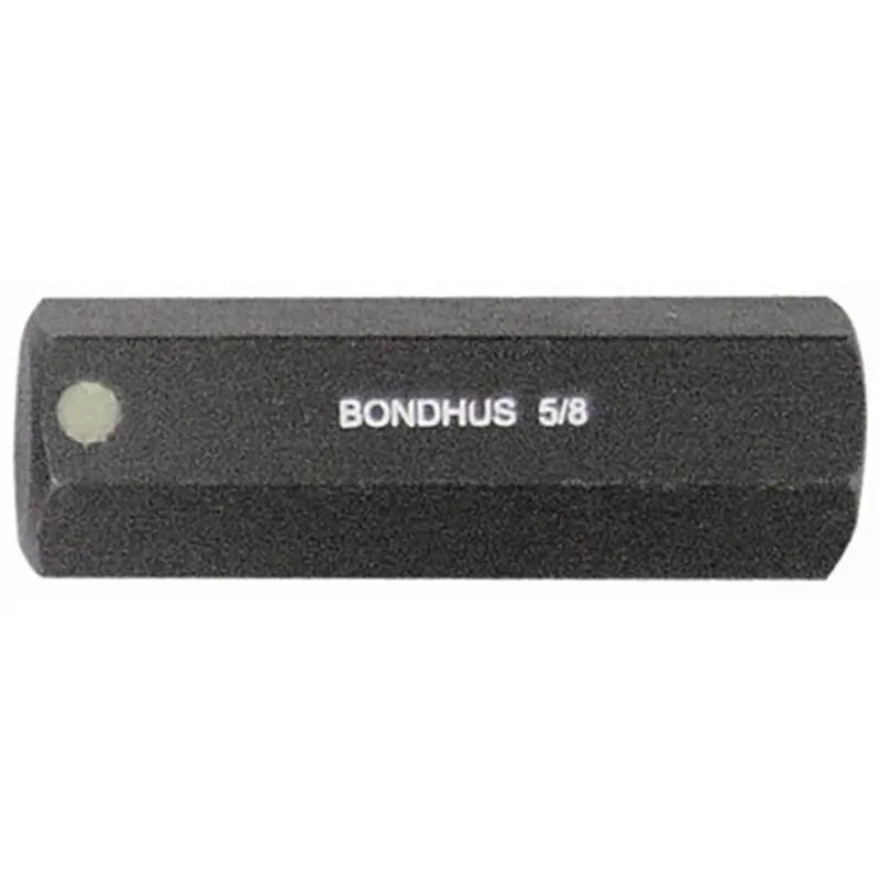 Hex Bit, 5/8", Prohold Bit Snaps Into Any Standard 5/8" 6 Point Socket, 2" Length Bnd33218 Bondhus Corp. 1