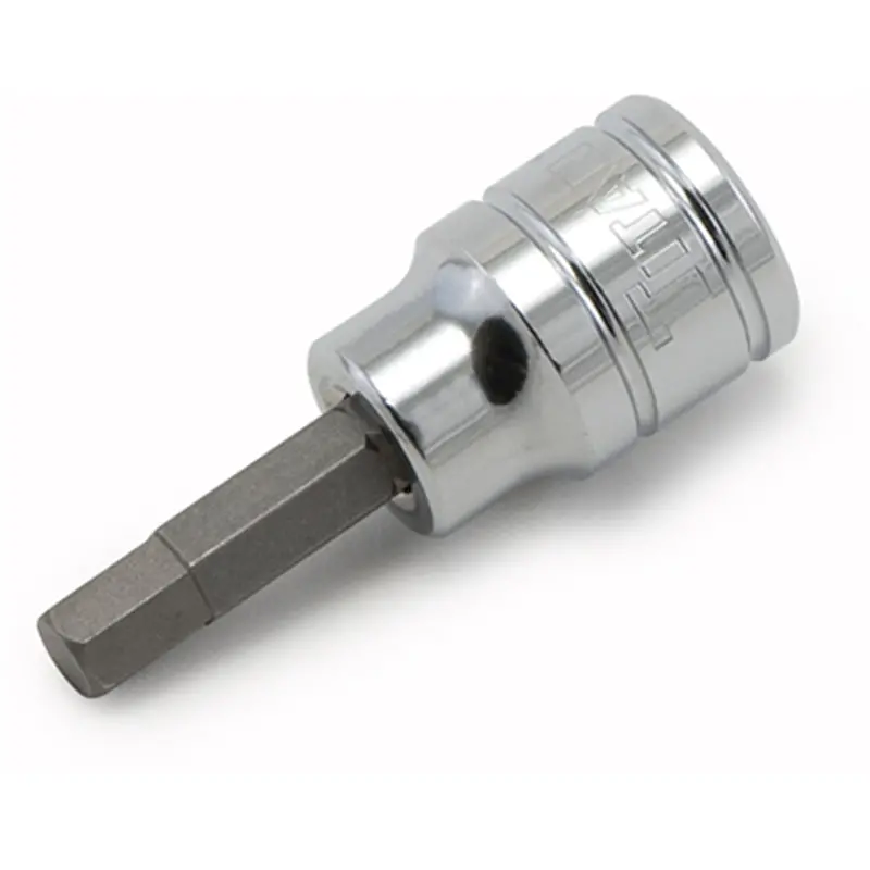 Hex Bit Chrome Socket, 1/2 In. Drive, 18Mm Tit15618 Titan 1