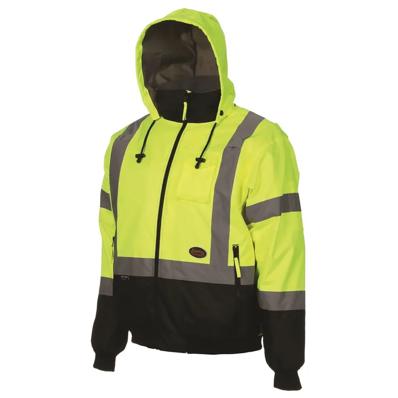 Hi-Vis Insulated Bomber Jacket Yellow-L Srwv1130560u-L Surewerx Usa 1