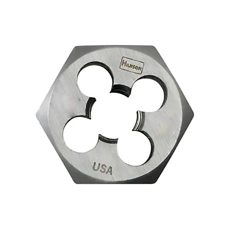 High Carbon Steel Hexagon 1" Across Flat Die 10Mm-1.25 Han9739 Hanson 1