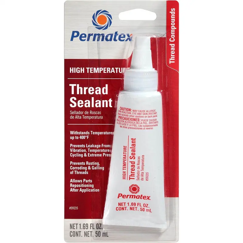 High Temperature Thread Sealant, 50Ml Tube Carded Ptx59235-Can Permatex Inc 1