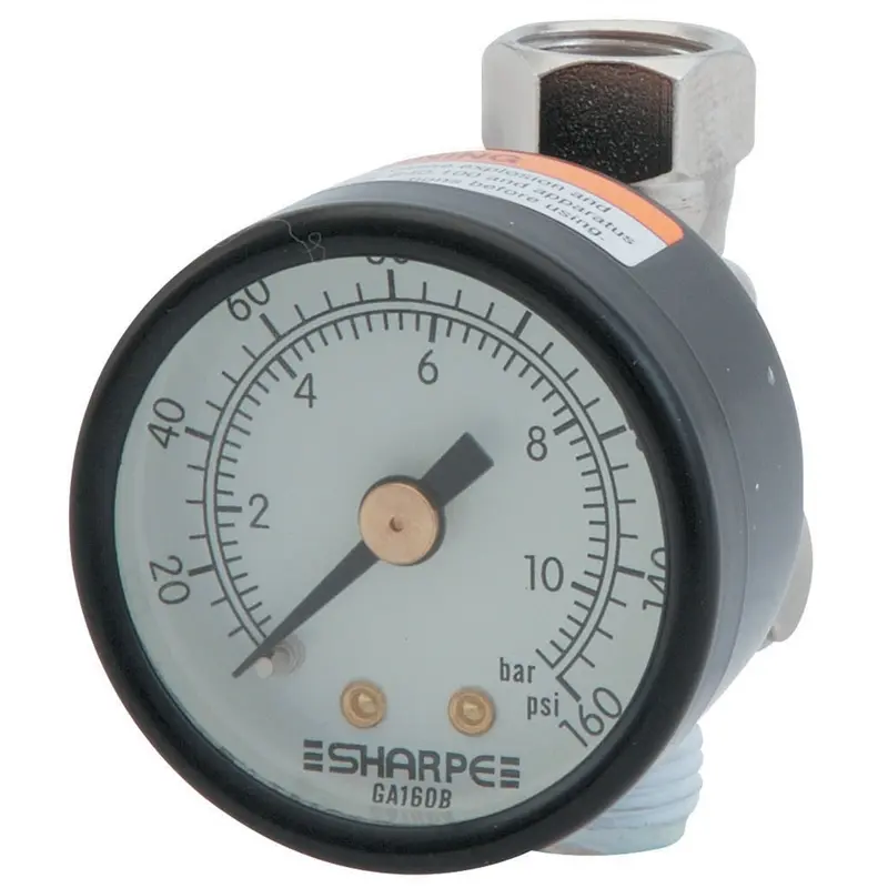 High Volume Air Adjusting Regulator With Gauge  36Aav-Hv Sha3310 Sharpe Manufacturing 1