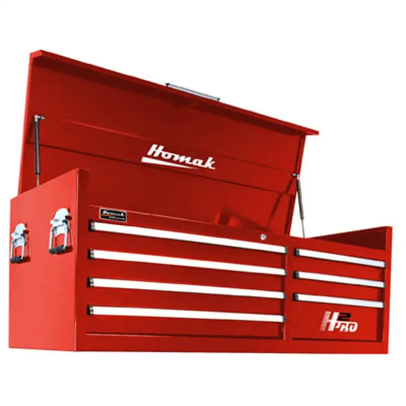 Homak Mfg. 56 In. H2pro Series 7-Drawer Top Chest, Red Homrd02056071 Homak Manufacturing 1