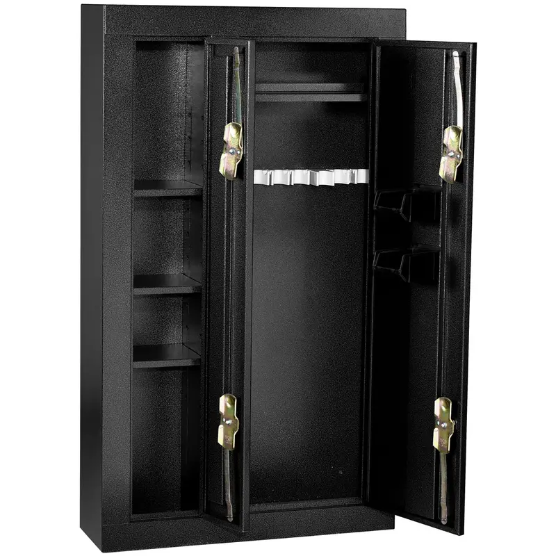Homak Mfg. 8 Gun Double Door Steel Security Cabinet, Black Homhs30136028 Homak Manufacturing 1