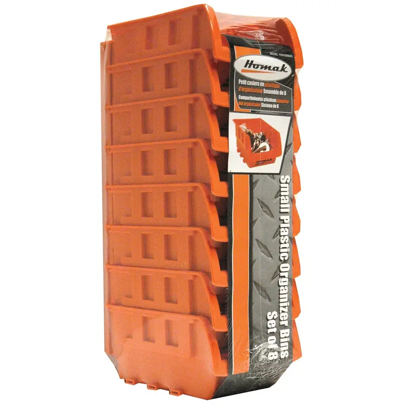 Homak Mfg. 8-Pack Of Small Individual Bins Homha01080643 Homak Manufacturing 1