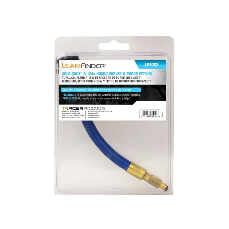 Hose Solo-Shot Hose/Coupler R-134A Tralf80cs Tracer Products 1