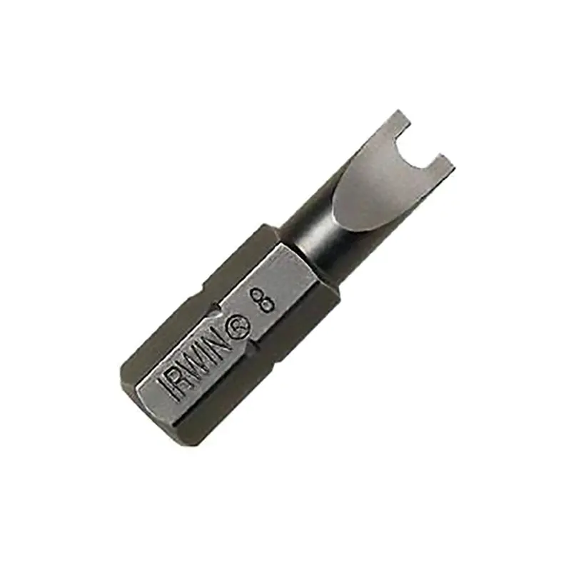 Insert Bit, #8 Spanner, 1/4" Hex Shank, 1" Long, Bulk Han92567 Hanson 1