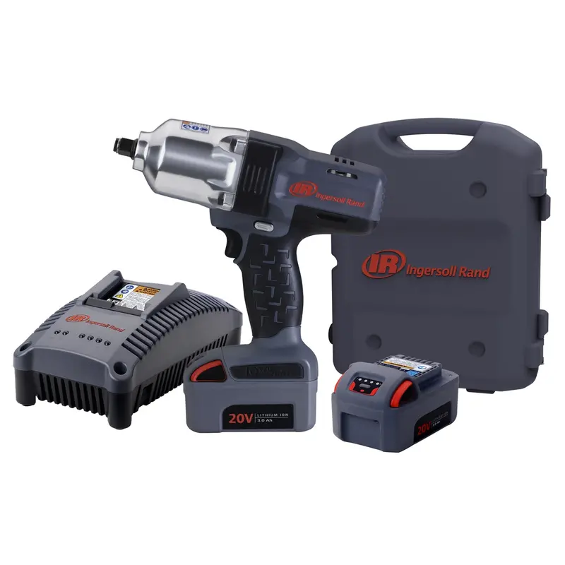 Iqv20 Li-Ion 1/2" Drive Impact Wrench Kit With Charger And Two Batteries Irtw7150-K2 Ingersoll Rand 1