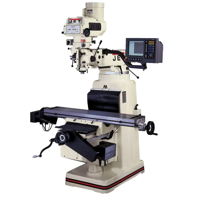Jet Jtm-1050 Mill W/ 2-Axis Acu-Rite G-2 Millpwr Cnc Jet690930 Jet Tools 1