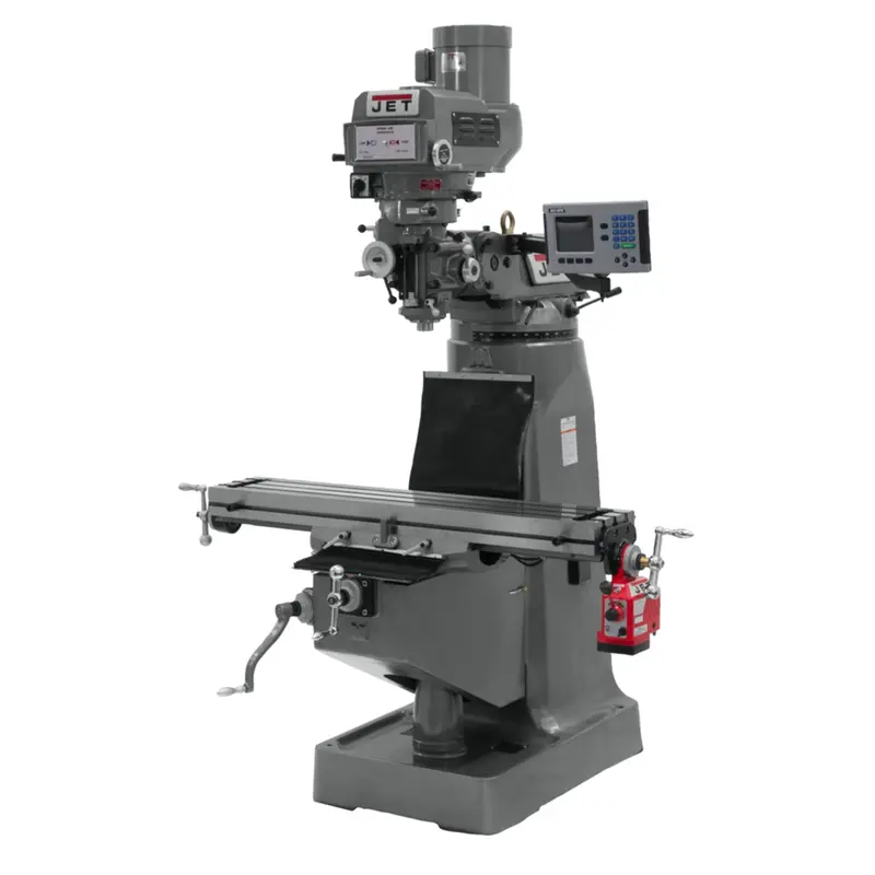 Jet Jtm-4Vs Mill W/ Acu-Rite 200S Dro And X Powerfeed Installed Jet690107 Jet Tools 1