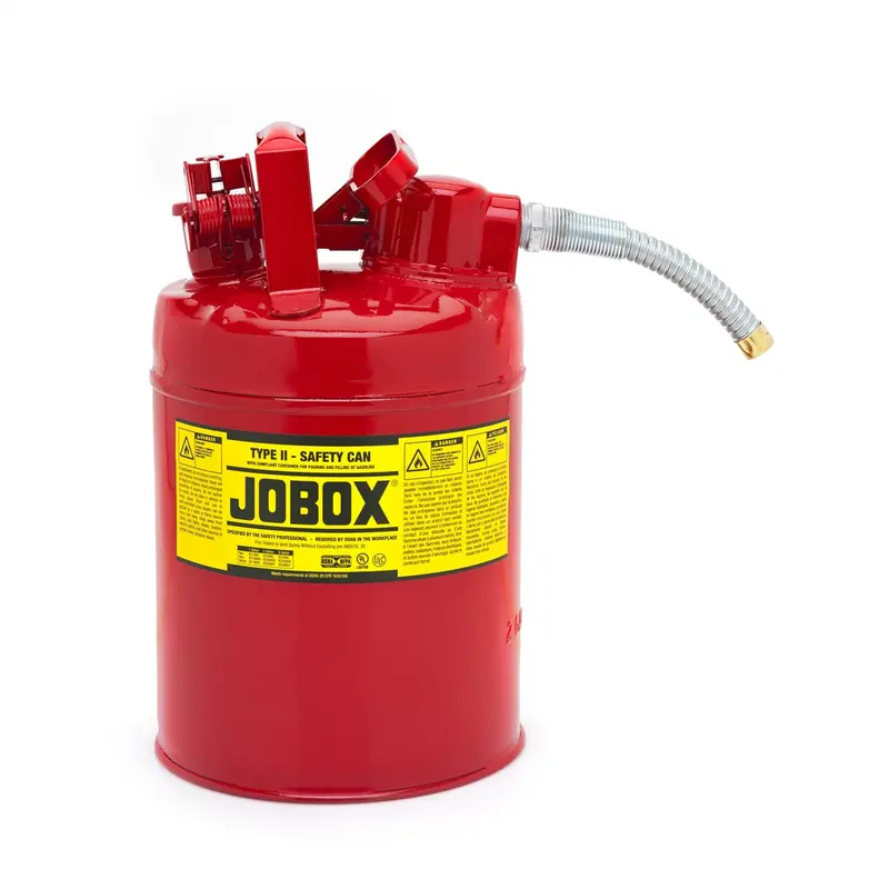 Jobox Type Ii Safety Can, 2 Gallon, Red Kdt822990 Gearwrench 1