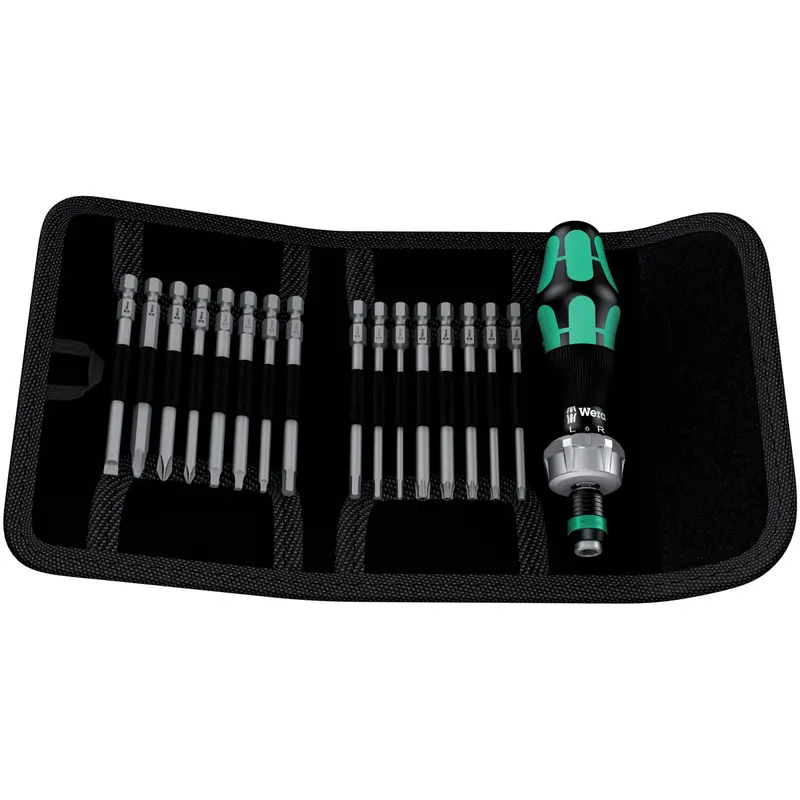 Kk 60 Ratcheting Power-Bit Screwdriver Set Wer05051041001 Wera Tools 1