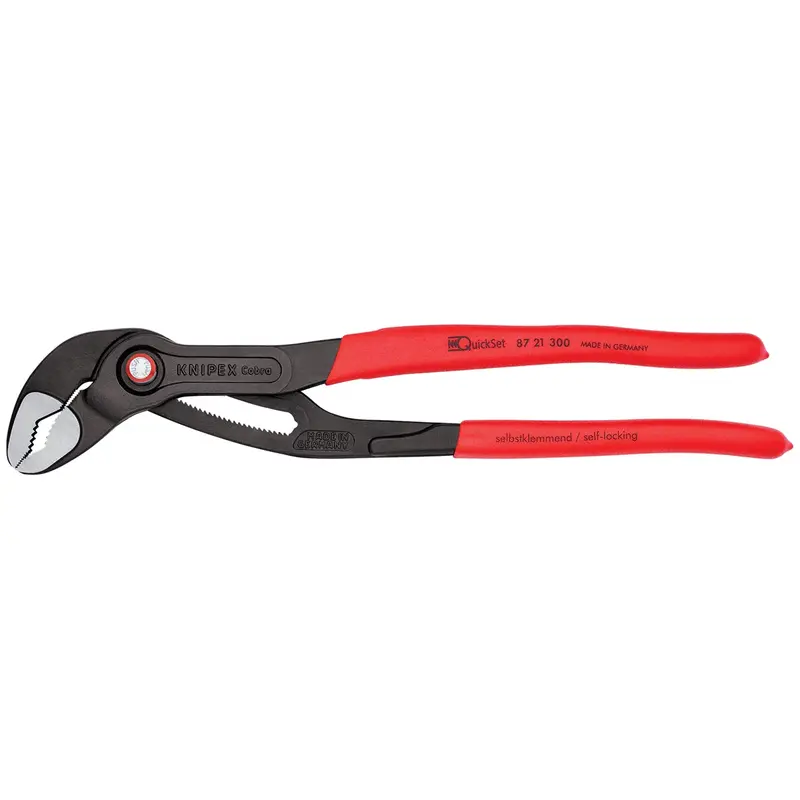Knipex 2 In. Cobra Quickset Water Pump Pliers Knp8721300 Knipex 1