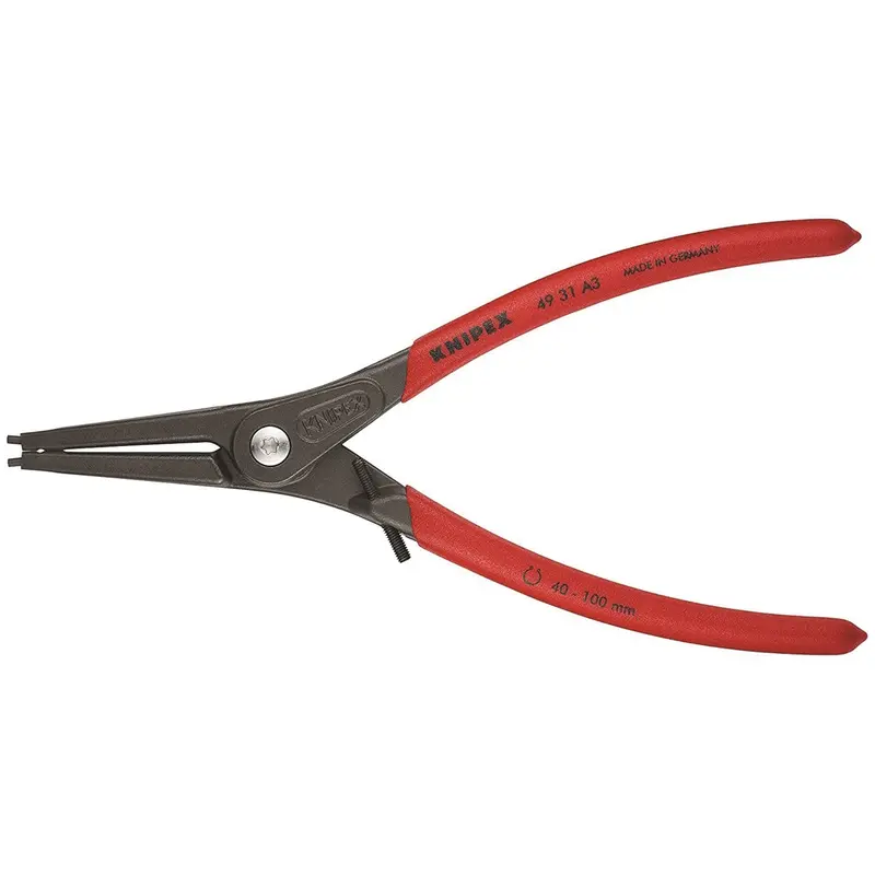 Knipex External Precision Snap Ring Pliers W/ Opening Limiter Knp4931a3 Knipex 1