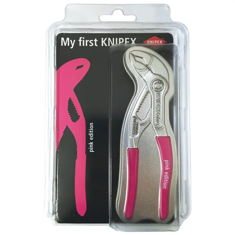 Knipex In.My First In. 5 In. Cobra Pink Handle Knp8703125pebk Knipex 1