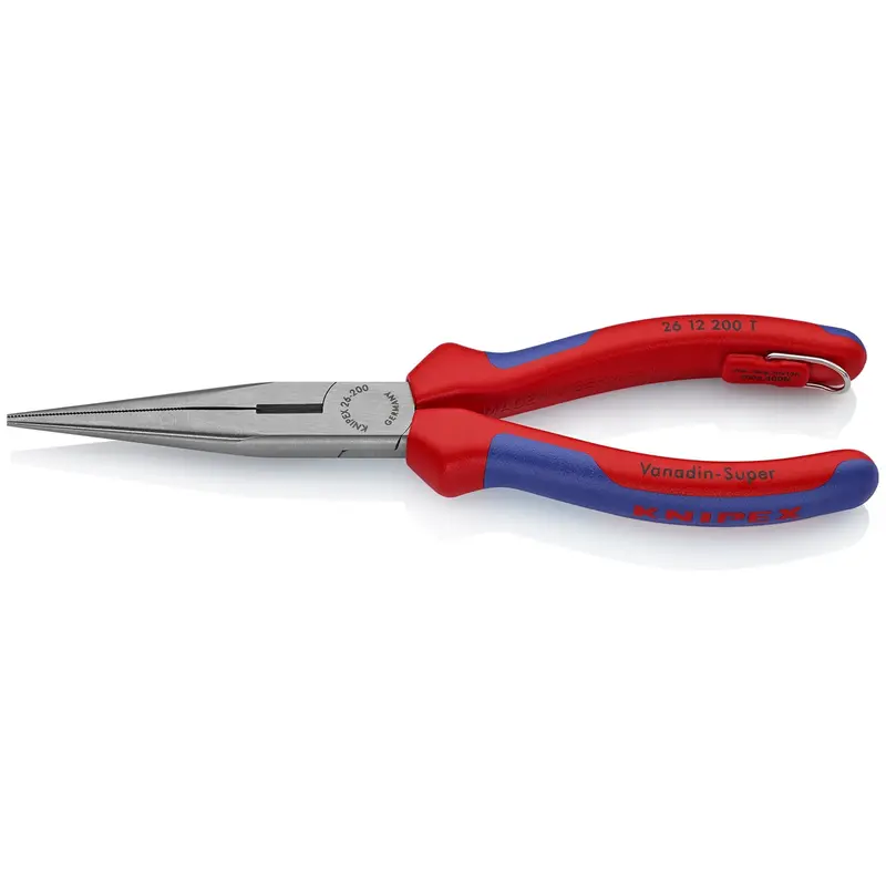 Knipex Long Nose Pliers W/ Cutter - Tethered Attachment Knp2612200tbka Knipex 1