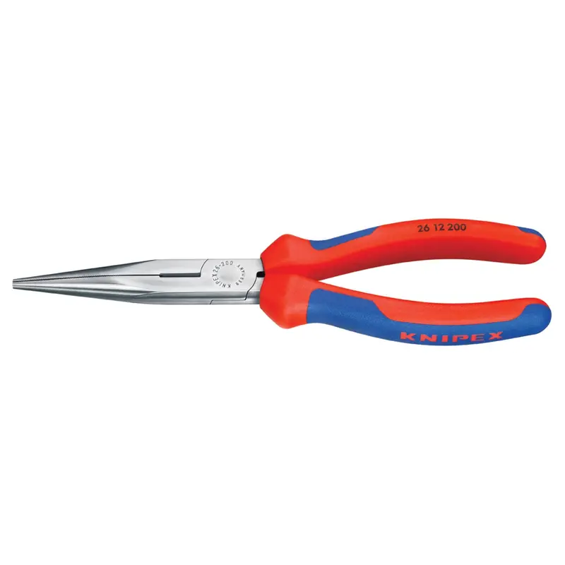 Knipex Long Nose Pliers With Cutter Comfort Grip Knp2612200 Knipex 1