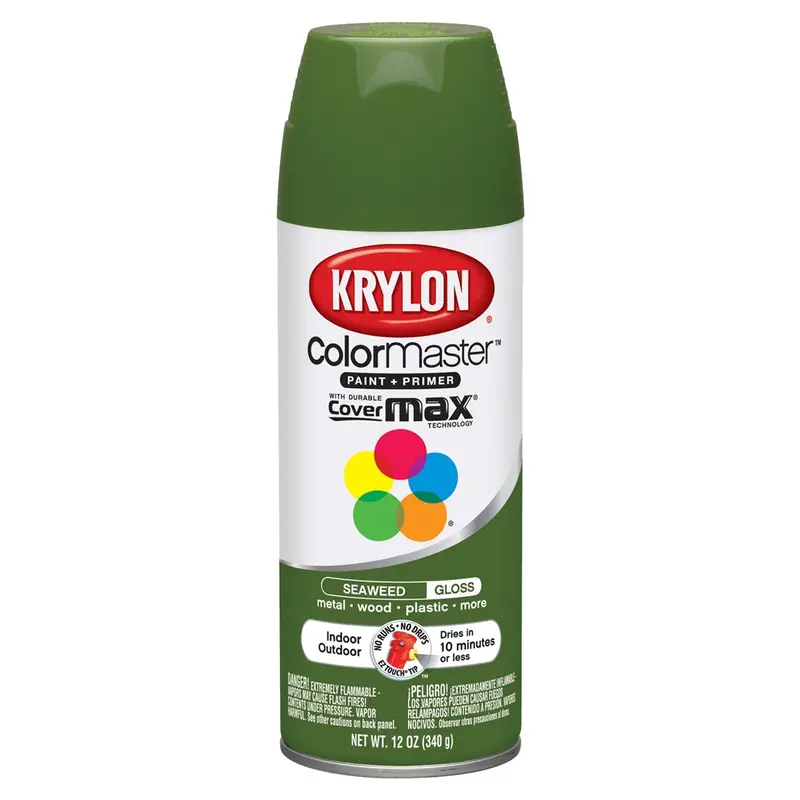 Krylon Colormaster Paint; Gloss Seaweed; 12 Oz. Aerosol Dup53567 Krylon 1
