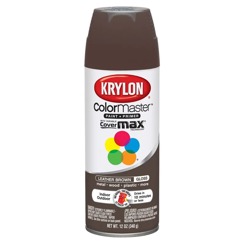 Krylon Colormaster Paint; Leather Brown; 12 Oz. Aerosol Dup52501 Krylon 1