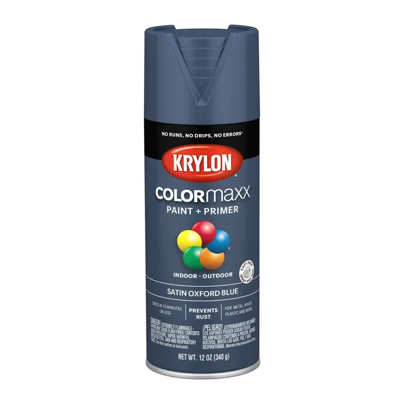 Krylon Colormaxx Paint + Primer, Satin Oxford Blue Dup5571 Krylon 1