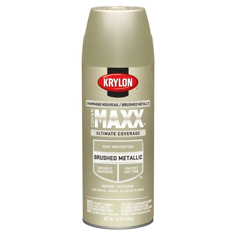 Krylon Covermaxx Paint+Primer; Champagne Nouveau; 12 Oz. Aerosol Dup9190 Krylon 1