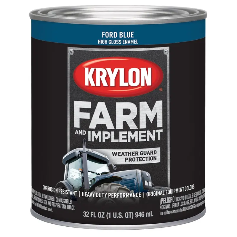 Krylon Farm/Implement; Ford Blue; 32 Oz. Quart Dup2027 Krylon 1
